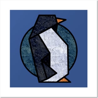 Mosaic Tile Penguin Posters and Art